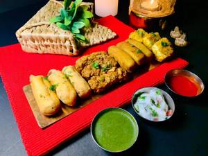 Special Paneer Pakora Platter (12 Pc)