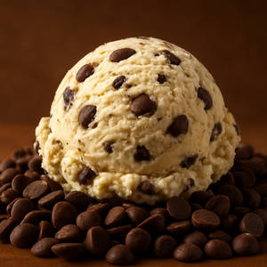 Choco chips scooping