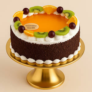 Orange Chocolate Cake Eggless (900gms)