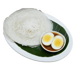 2 Paalappam with Egg Roast