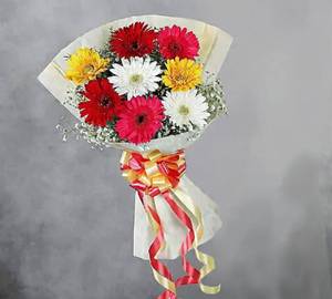 Mix gerbera bouquet