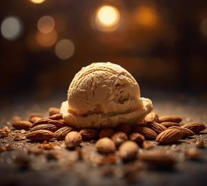 Roasted almond scooping