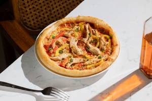 Smoked Chicken Pizza