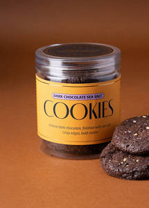 Dark Chocolate Sea Salt Cookies
