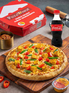 Tandoori Paneer Regular Pizza+coke 250ml