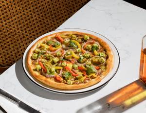 Paneer Corriander Pesto Pizza