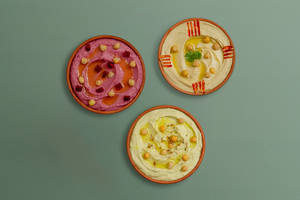 Hummus Combo(beetroot,classic,avacado)