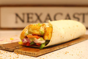 Paneer Alfredo Burrito