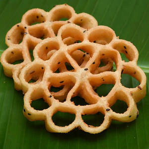 Special Rose Cookies/achappam  Round ( 10 Pcs )