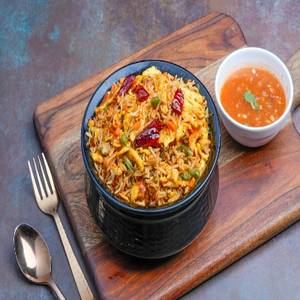 Schezwan Egg Fried Rice