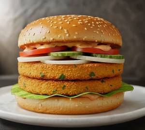 Double Decker Monster Veg burger