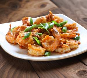 Dry Butter Garlic Prawn (4Pcs)