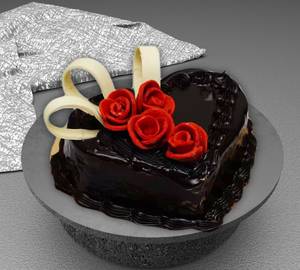 Chocolate truffle shape cake