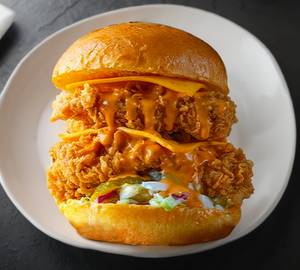 Double Crispy Chicken Burger