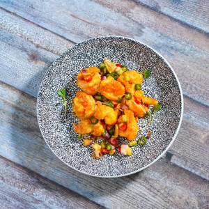 Stir Fry Spicy Garlic Prawns