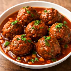 Veg Ball In Garlic Sauce