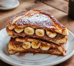 Caramelized Choco Banana Toast