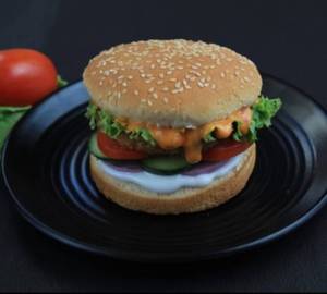 Aloo Tikki Cheese Burger