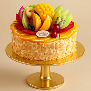 Exotic Fresh Fruit Cake