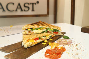 Cheese Spinach Corn Melt Sandwich