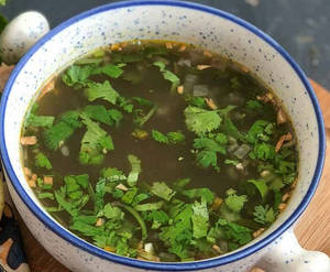 Lemon Coriander Vegetable Soup
