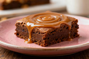 TOFFEE CARAMEL BROWNIE