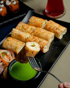 Paneer Cheese Seekh Kebab