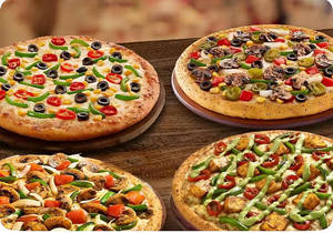 Pizza Party For 4 (veg).