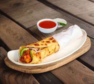 Double egg chaap roll