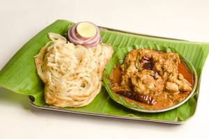 Parotta With Koli Kohambu
