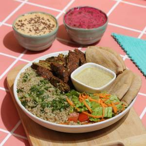 Energy Quinoa And Falafel Platter