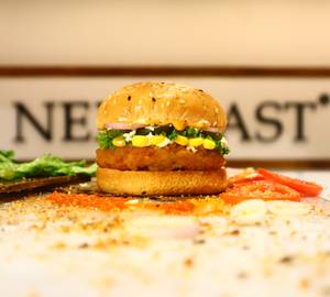 Spinach Corn Feta Artisan Melt Burger