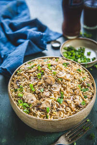 Mushroom Fry Rice