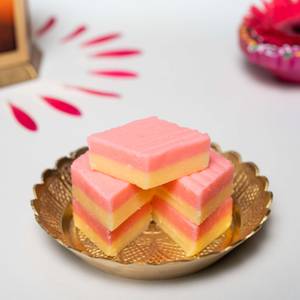 Strawberry Milk Burfi