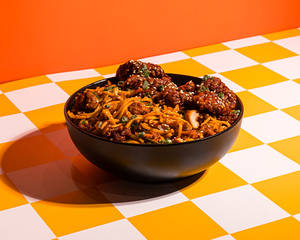 Chicken Kimchi Noodles Combo