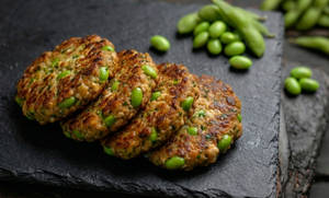 Edamame Ricotta Cheese Kebab