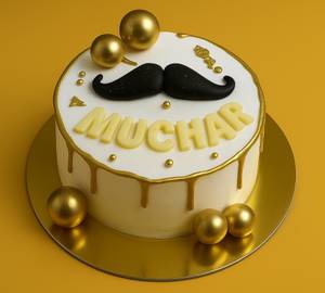 Mooch Moustache Chocolate Cake [500 Gram]