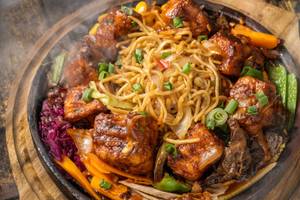 Chilli Paneer Sizzler