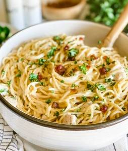 Fusilli Alfredo Pasta