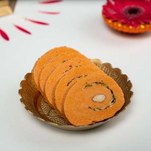 Kaju Orange Cake Roll