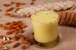 Hot Badam milk