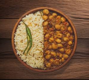 Chole + Jeera Rice