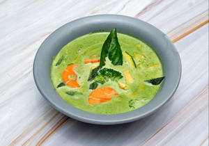 Lotus Root In Thai Green Curry
