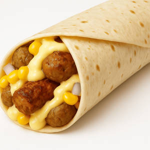 Chicken Cheesy Wrap Non Veg