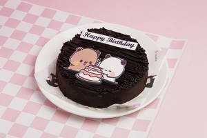 Brownie Birthday Cake