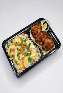 3pcs Chicken Kebab + Egg Fried Rice