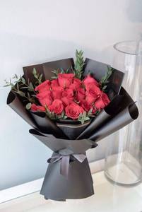 15 Stamp Red Rose Bouquet