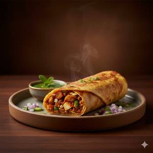 Double Egg Mix Non Veg Roll