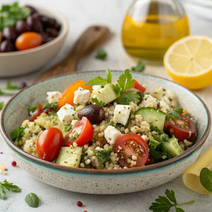 Mediterranean Quinoa Salad - (glutenfree)