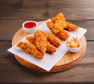 Crunchy chicken strips [4 pieces]